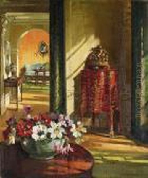 Gleaming Sunlight Oil Painting by David the Elder Richter