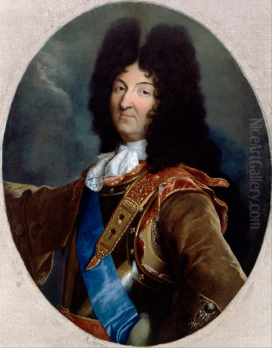 Louis Xiv Oil Painting by Hyacinthe Rigaud