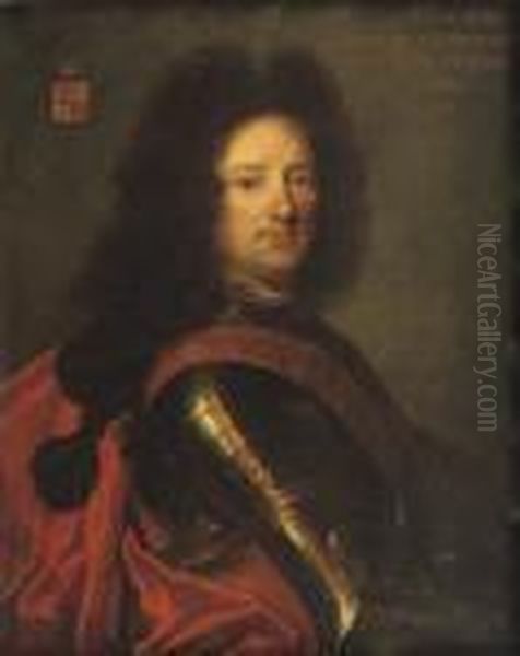 Portrait Of Lieutenant General Louis-claude Oil Painting by Hyacinthe Rigaud