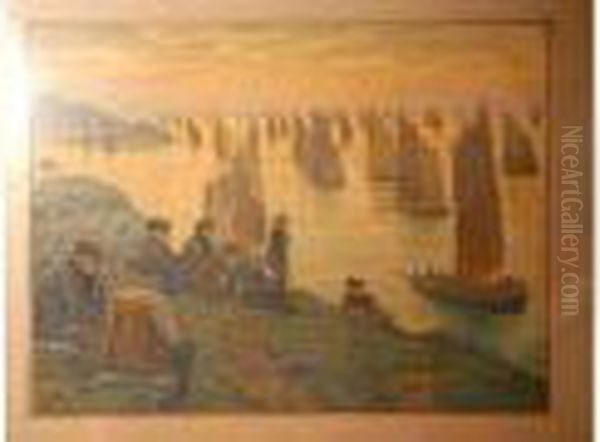 Riviere.nieuport Oil Painting by Henry Parsons Riviere