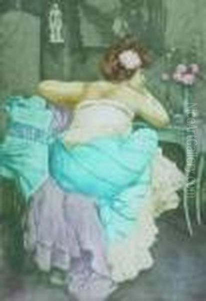 Le Coquillage Oil Painting by Manuel Robbe