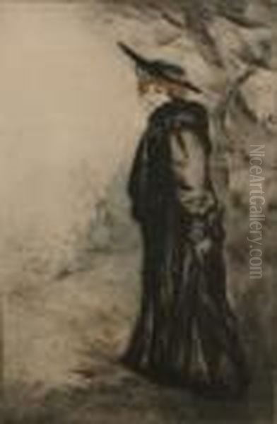 La Parisienne Oil Painting by Manuel Robbe