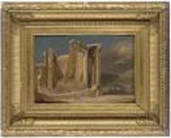 Classical Ruins Oil Painting by Hubert Robert