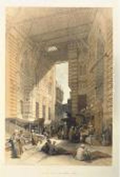 The Holy Land, Syria, Idumea, 
Arabia, Egypt & Nubia . . . With Historical Descriptions By The 
Revd. George Croly Oil Painting by David Roberts