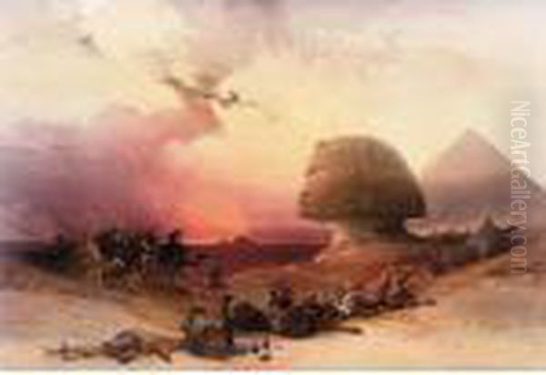 Roberts, . The Holy Land, Syria,
 Idumea, Arabia, Egypt And Nubia. London: F.g. Moon, 1842-1849 Oil Painting by David Roberts