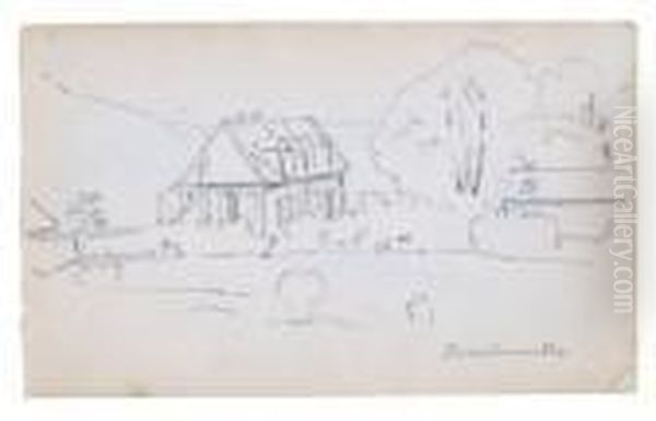 Montmartre; And Seven Companion Drawings Oil Painting by Theodore Robinson