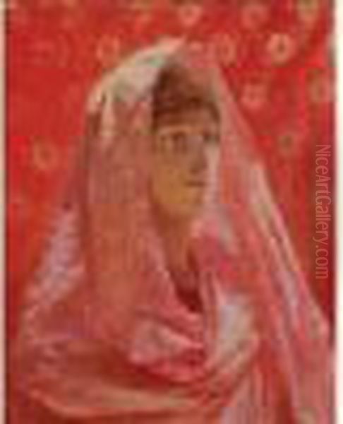 Femme Orientale Oil Painting by Georges Antoine Rochegrosse