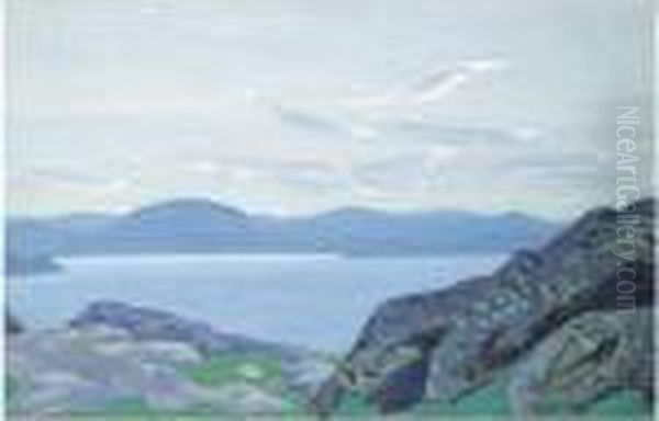 Birds Of The Morning (messengers Of The Morn) Oil Painting by Nicolaj Konstantinov Roerich