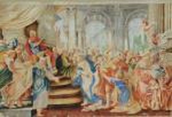 Scene Dell'antico Testamento Oil Painting by Giulio Romano (Orbetto)