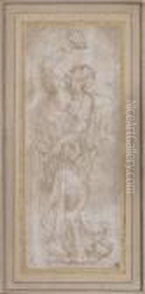 Pan Oil Painting by Giulio Romano (Orbetto)