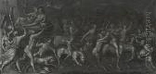 The Triumph Of Vertumnus And Pomona Oil Painting by Giulio Romano (Orbetto)