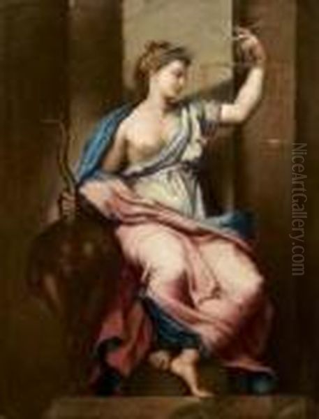 La Giustizia Oil Painting by Giulio Romano (Orbetto)