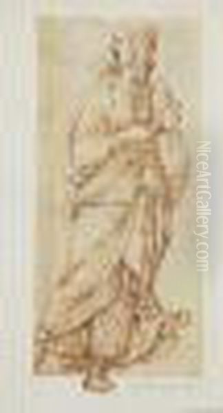 Janus Oil Painting by Giulio Romano (Orbetto)