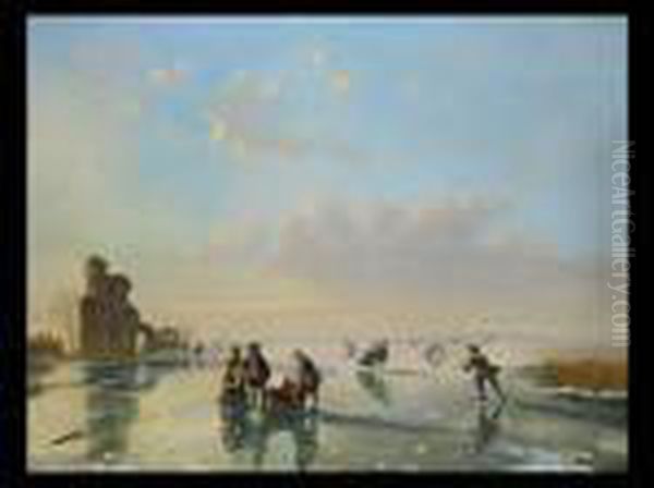 Eisvergnugen
Vor Der Stadt Oil Painting by Nicholas Jan Roosenboom