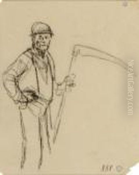 La Mort Oil Painting by Felicien Rops