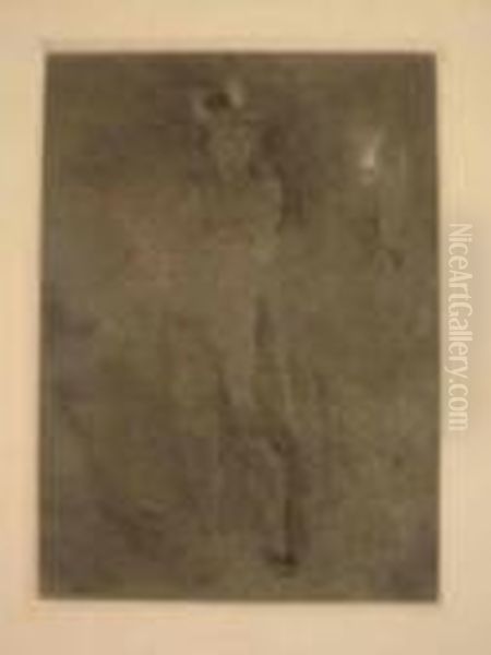 Un Groom A Tout Faire Oil Painting by Felicien Rops