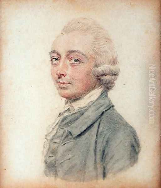 Portrait of John Oglander c.1737-94 Oil Painting by John Smart