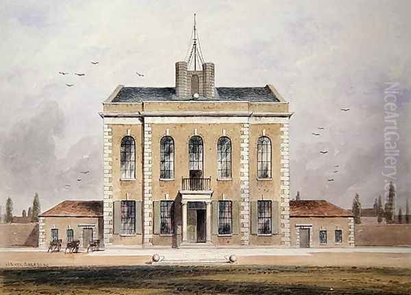 The Armoury belonging to the Royal Artillery Company, 1815 Oil Painting by Thomas Hosmer Shepherd