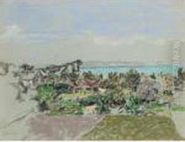 Paysage Au Bord De La Mer Oil Painting by Ker Xavier Roussel