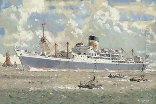 The City of Durban on the Thames Oil Painting by John S. Smith