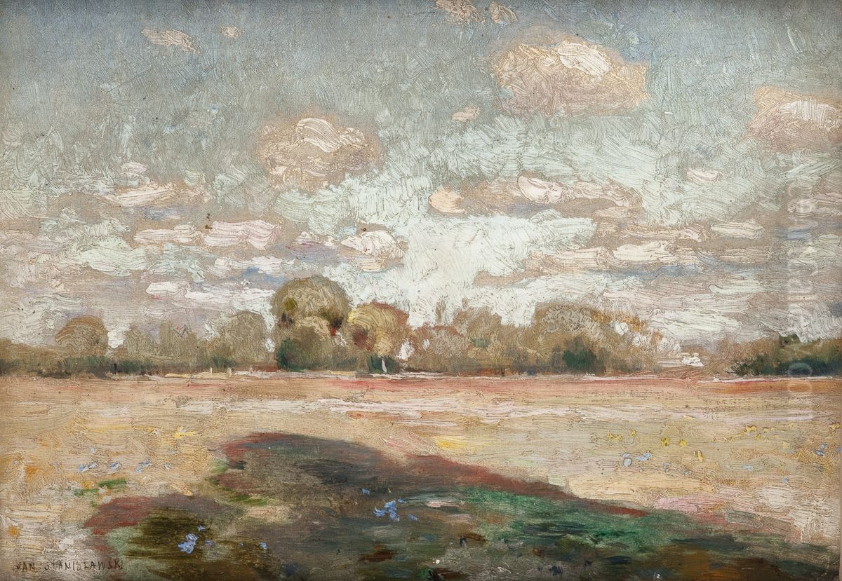 Landscape Oil Painting by Jan Stanislawski