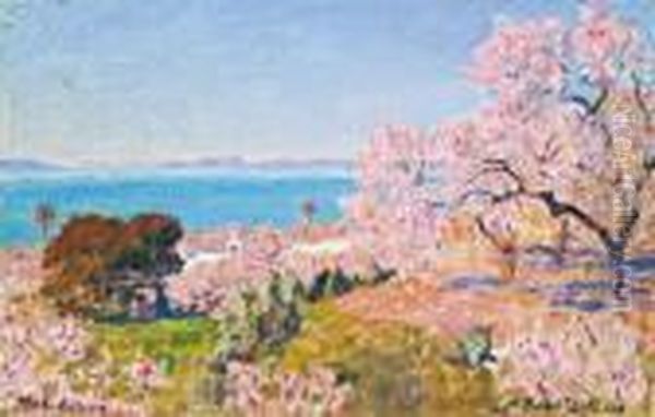 Alexandre Roubtzoff 
 Porto Farina 1918 Oil Painting by Aleksandr Rubcov