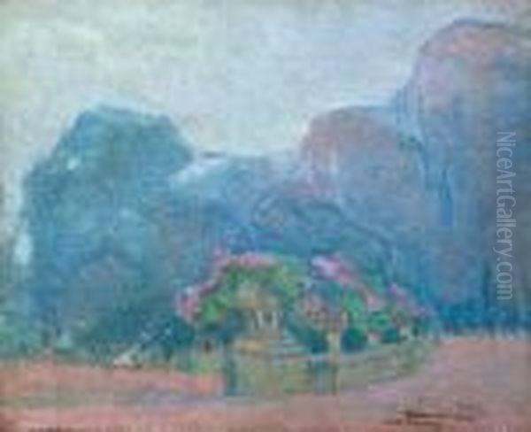 Jardin Du Luxembourg Oil Painting by Jan Rubczak