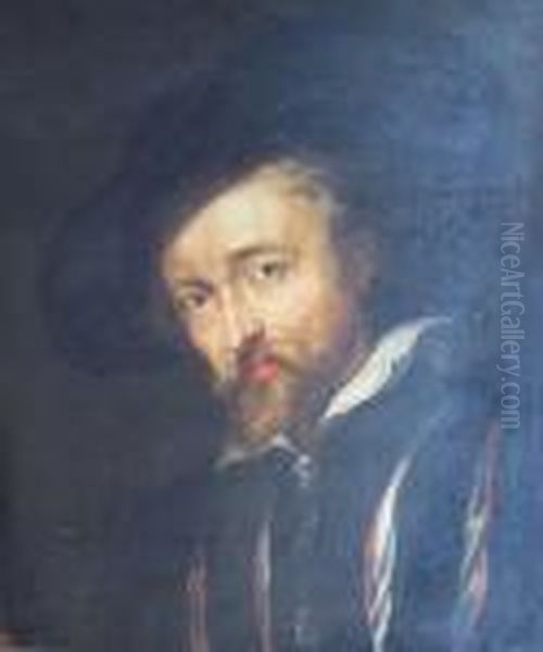 Autoportrait Oil Painting by (studio of) Rubens, Peter Paul