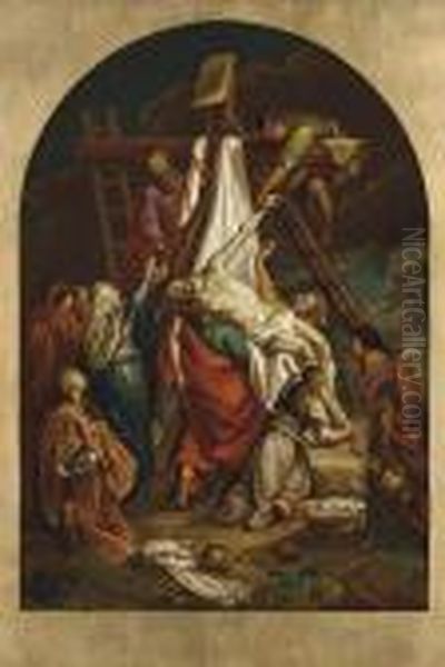 Descent From The Cross Oil Painting by (studio of) Rubens, Peter Paul