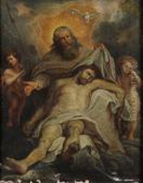Santa Trinita Oil Painting by (studio of) Rubens, Peter Paul