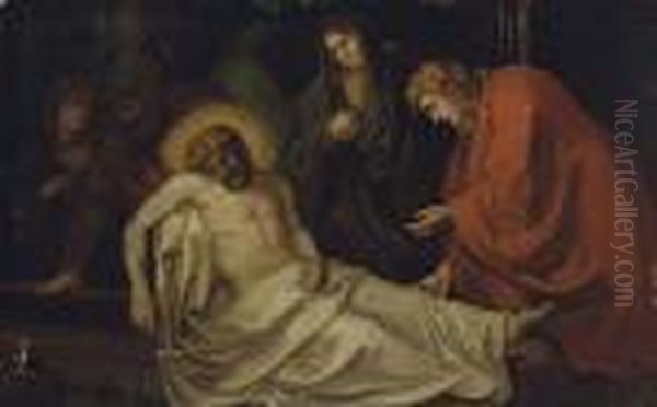 The Entombment Oil Painting by (studio of) Rubens, Peter Paul