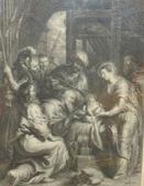 The Adoration Of The Magi Oil Painting by (studio of) Rubens, Peter Paul