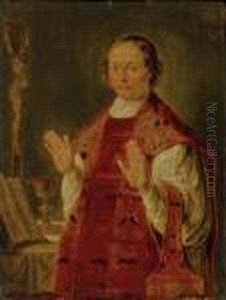 Un Ecclesiastique Oil Painting by (studio of) Rubens, Peter Paul