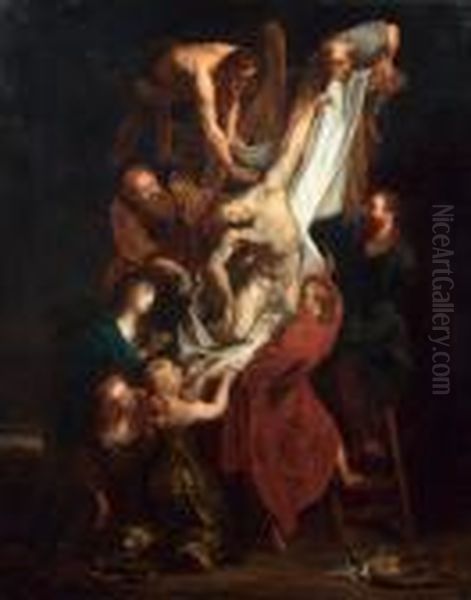 Deposizione Oil Painting by (studio of) Rubens, Peter Paul