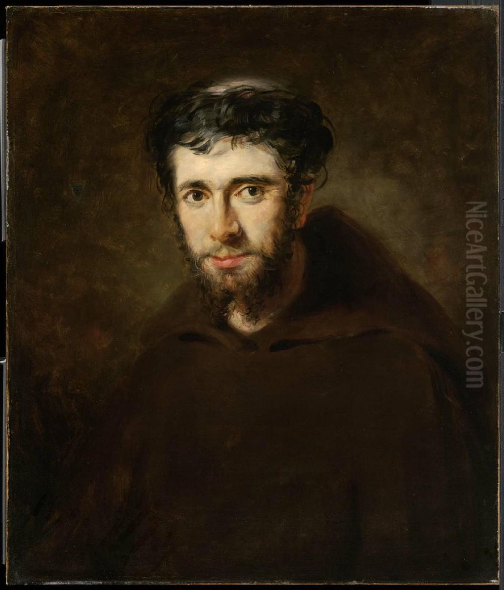 Portrait Of A Monk Oil Painting by (studio of) Rubens, Peter Paul