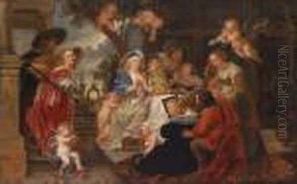 The Garden Of Love Oil Painting by (studio of) Rubens, Peter Paul