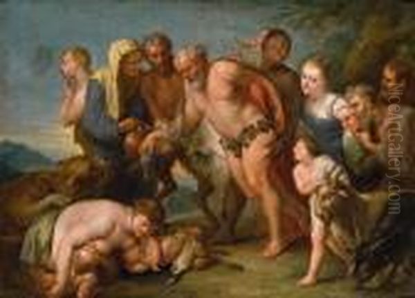 Der Trunkene Silen Oil Painting by (studio of) Rubens, Peter Paul