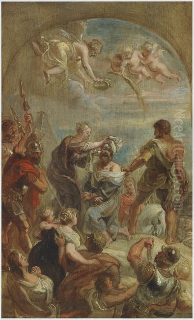 The Martyrdom Of Saint Paul Oil Painting by (studio of) Rubens, Peter Paul