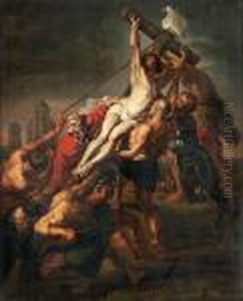 Takendown From The Cross Oil Painting by (studio of) Rubens, Peter Paul