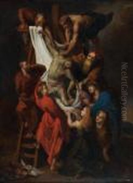 Deposition De Croix Oil Painting by (studio of) Rubens, Peter Paul