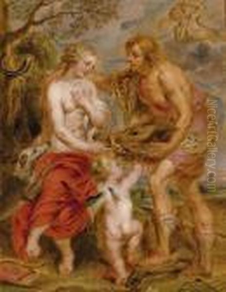 Meleagre Et Atalante Oil Painting by (studio of) Rubens, Peter Paul