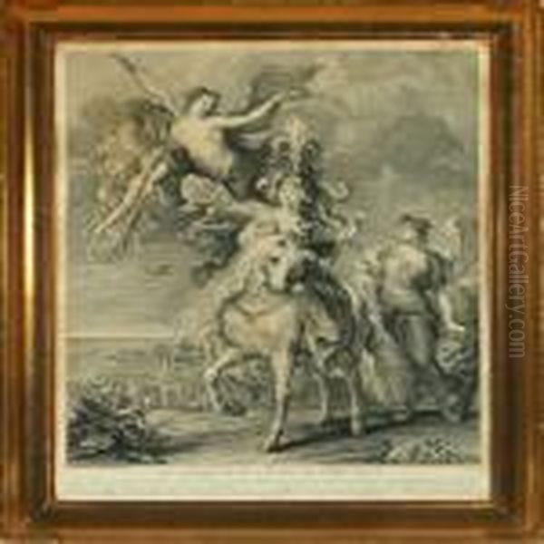 Levoyage De La Reine Au Pont De Ce Oil Painting by (studio of) Rubens, Peter Paul