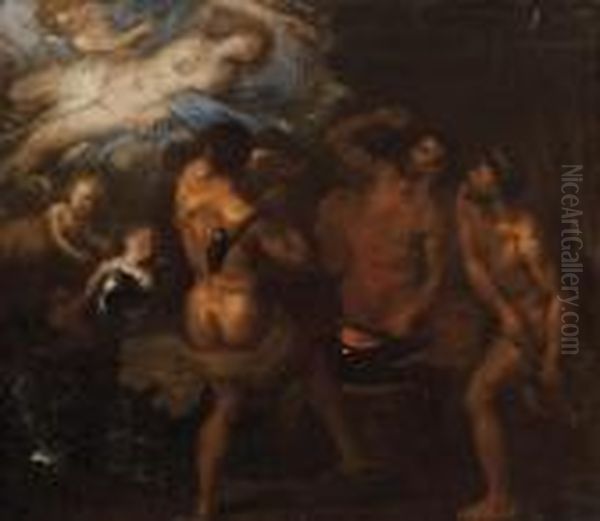 La Fucina Di Vulcano Oil Painting by (studio of) Rubens, Peter Paul