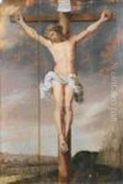 The Crucifixion Oil Painting by (studio of) Rubens, Peter Paul