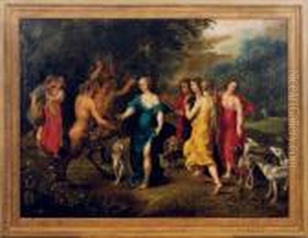 Diana Returning From The Hunt Oil Painting by (studio of) Rubens, Peter Paul