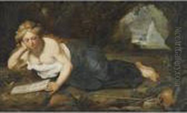 The Penitent Magdalene Oil Painting by (studio of) Rubens, Peter Paul
