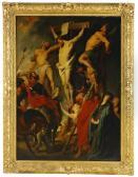 Korsfastelsen Oil Painting by (studio of) Rubens, Peter Paul