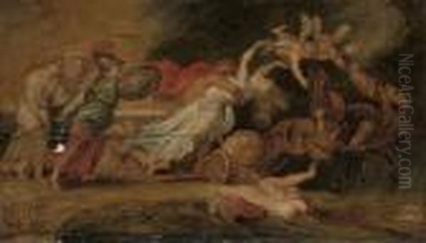 The Abduction Of Proserpine Oil Painting by (studio of) Rubens, Peter Paul