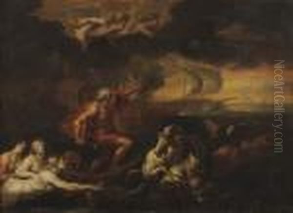 Le Triomphe De Neptune Oil Painting by (studio of) Rubens, Peter Paul
