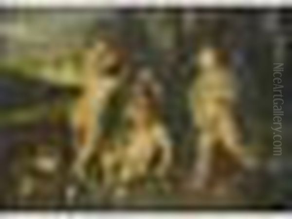 Bacanal Infantil Oil Painting by (studio of) Rubens, Peter Paul